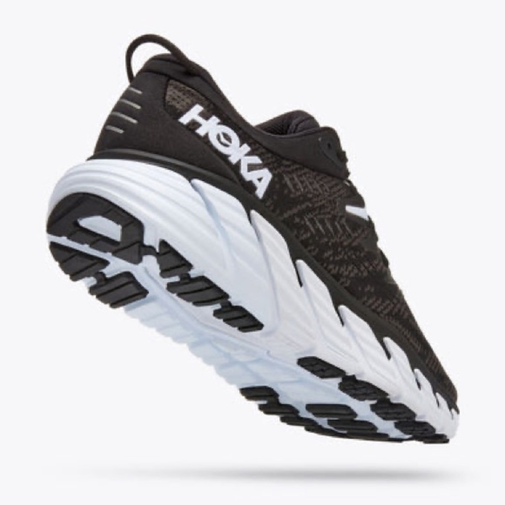 HOKA Graviota 4 Black and White Running Shoes - Picture 2 of 10